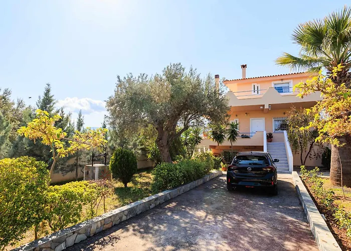 Grandvillle Escape With Breathtaking Views Casa de Férias Galatakion